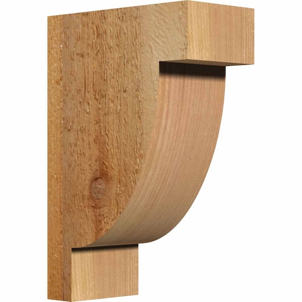 Ekena Millwork Alpine Rough Sawn Corbel, Western Red Cedar, 4"W x 8"D x 12"H COR04X08X12ALP00RWR - main